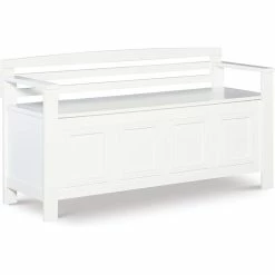 Buy π€© Pemberly Row Storage Bench In White π€© 11 Buy π€© Pemberly Row Storage Bench In White π€© -Bedroom Benches Store 1462784 1462787 L
