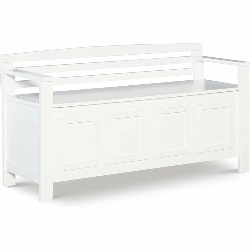 Buy π€© Pemberly Row Storage Bench In White π€© 3 Buy π€© Pemberly Row Storage Bench In White π€© - Image 3