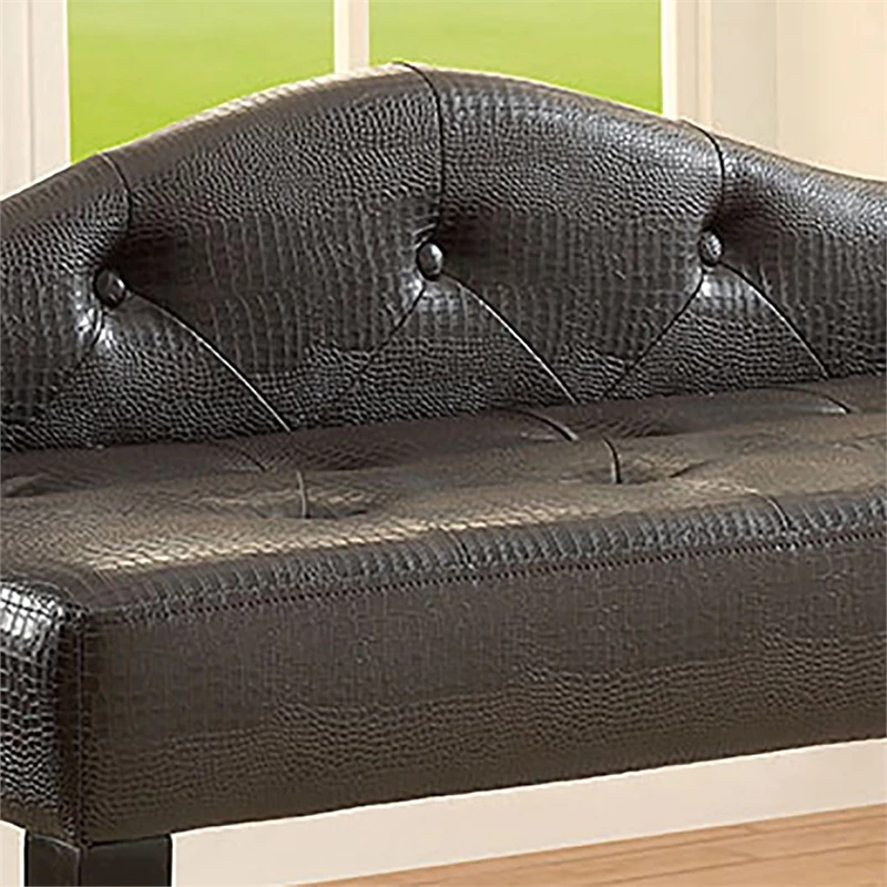 Outlet βοΈ Furniture Of America Olivia Fabric Tufted Short Bench In Brown 𧨠5 Outlet βοΈ Furniture Of America Olivia Fabric Tufted Short Bench In Brown 𧨠- Image 5