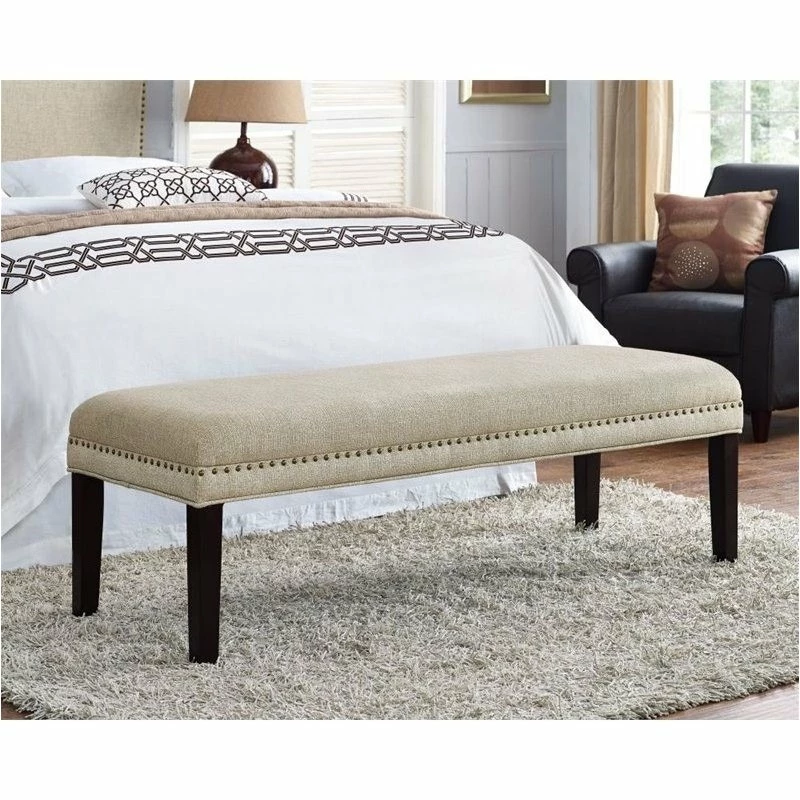 Coupon π Pemberly Row Upholstered Bedroom Bench In Tan π 2 Coupon π Pemberly Row Upholstered Bedroom Bench In Tan π - Image 2