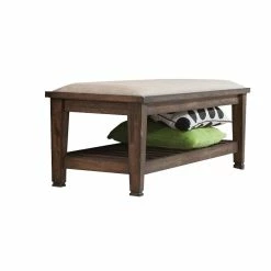 Cheapest 🧨 Coaster Franco Bedroom Bench In Burnished Oak 🛒