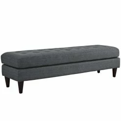 Buy β¨ Modway Empress Large Fabric Bench In Gray π