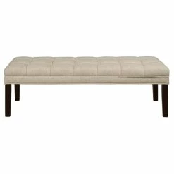 Hot Sale 😉 Pemberly Row Bedroom Bench In White 😉 -Bedroom Benches Store 1642738 2 L