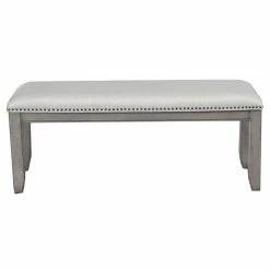Wholesale 🎁 Samuel Lawrence Furniture Samuel Lawrence Prospect Hill Bedroom Bench In Gray 🛒 -Bedroom Benches Store 1647544 2 L