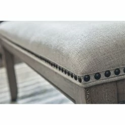 Wholesale 🎁 Samuel Lawrence Furniture Samuel Lawrence Prospect Hill Bedroom Bench In Gray 🛒 -Bedroom Benches Store 1647544 3 L