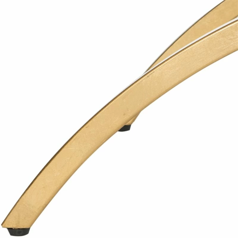 Wholesale π― Safavieh Moon Arc Faux Leather Bench In Light Beige And Gold 𧨠7 Wholesale π― Safavieh Moon Arc Faux Leather Bench In Light Beige And Gold 𧨠- Image 7