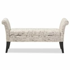 Top 10 🎁 Baxton Studio Avignon Tufted Storage Bench In Beige ✔️ -Bedroom Benches Store 1707328 4 L