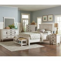 Cheapest 😍 Coaster Franco French Country Wooden Bedroom Bench In Antique White 🤩 -Bedroom Benches Store 1718427 2 L