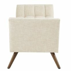 Cheap 🎉 Modway Response Medium Upholstered Fabric Bedroom Bench In Beige 💯 -Bedroom Benches Store 1738733 4 L