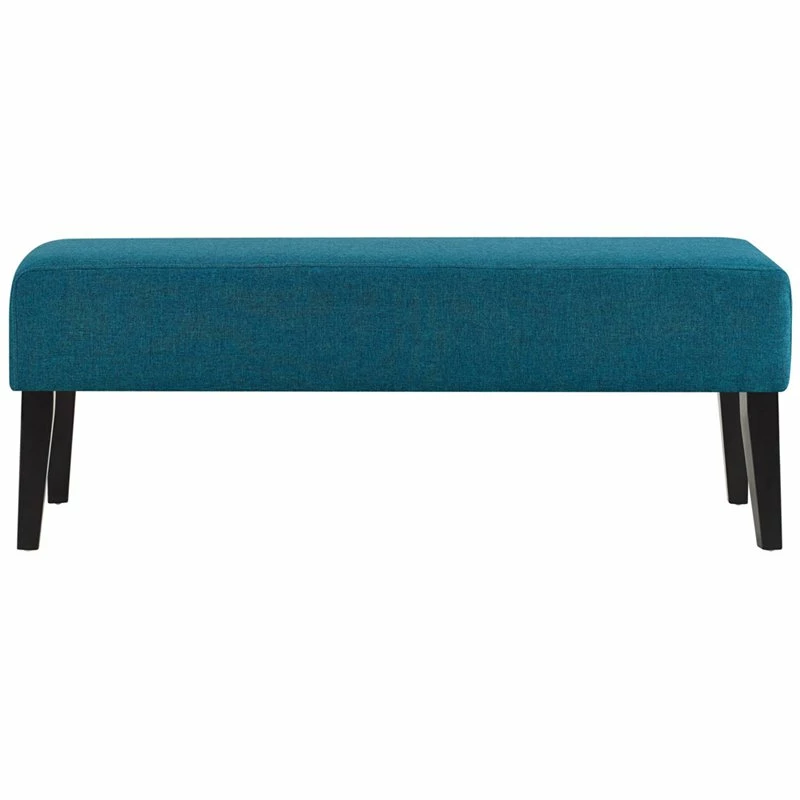 New π Modway Connect Upholstered Fabric Bench In Teal π 3 New π Modway Connect Upholstered Fabric Bench In Teal π - Image 3