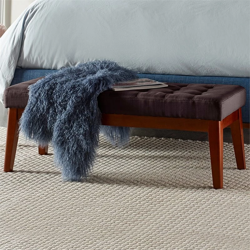 Best reviews of ❤️ Elle Décor Elle Decor Claire Tufted Bench In Chocolate Brown 🎉 2 Best reviews of ❤️ Elle Décor Elle Decor Claire Tufted Bench In Chocolate Brown 🎉 - Image 2