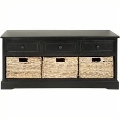 Wholesale 👏 Hawthorne Collections Hawthorne Collection 3 Drawer Storage Unit In Black ✔️