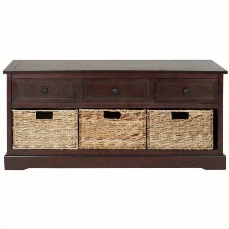 Promo π― Hawthorne Collections Hawthorne Collection 3 Drawer Storage Unit In Dark Cherry π― 1 Promo π― Hawthorne Collections Hawthorne Collection 3 Drawer Storage Unit In Dark Cherry π―