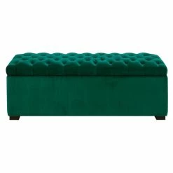 Cheapest ❤️ Picket House Furnishings Carson 👟 Shoe Storage Bench In Emerald 🧨
