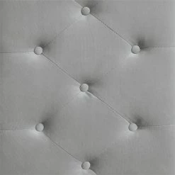 Cheapest 🥰 Natural Greige Tufted Upholstered Bedroom Bench In Pearl Gray ❤️ -Bedroom Benches Store 1845123 5 L