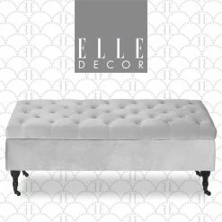 Discount π Elle DΓ©cor Elle Decor Collette Tufted Storage Bench In French Pearl Gray Velvet π