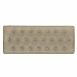 Budget ⌛ Beaumont Lane Tufted Storage Bench In Neutral Cream 🔔 -Bedroom Benches Store 1847747 7 L