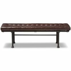 Top 10 π₯ Baxton Studio Zelie Faux Leather Bench In Dark Brown And Dark Bronze π 10 Top 10 π₯ Baxton Studio Zelie Faux Leather Bench In Dark Brown And Dark Bronze π -Bedroom Benches Store 1862238 2 L