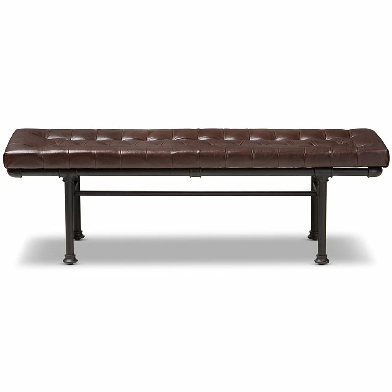 Top 10 π₯ Baxton Studio Zelie Faux Leather Bench In Dark Brown And Dark Bronze π 3 Top 10 π₯ Baxton Studio Zelie Faux Leather Bench In Dark Brown And Dark Bronze π - Image 3