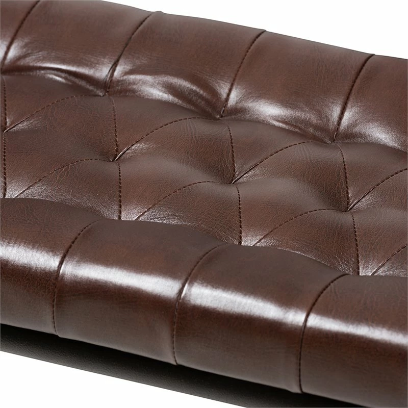 Top 10 π₯ Baxton Studio Zelie Faux Leather Bench In Dark Brown And Dark Bronze π 5 Top 10 π₯ Baxton Studio Zelie Faux Leather Bench In Dark Brown And Dark Bronze π - Image 5