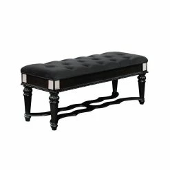 Best deal π Furniture Of America Viktoria Traditional Wood Tufted Bedroom Bench In Black π 7 Best deal π Furniture Of America Viktoria Traditional Wood Tufted Bedroom Bench In Black π -Bedroom Benches Store 1866571 L