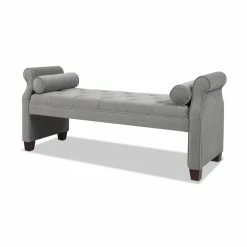 Cheap β Jennifer Taylor Home Jocelyn Tufted Roll Arm Entryway Bench Opal Grey π§¨
