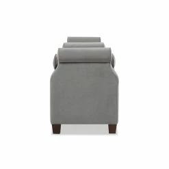 Cheap ⭐ Jennifer Taylor Home Jocelyn Tufted Roll Arm Entryway Bench Opal Grey 🧨 -Bedroom Benches Store 1871727 16 L