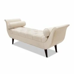 Cheapest π Jennifer Taylor Home Alma Tufted Flared Arm Entryway Bench Cream Polyester π