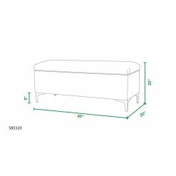 Buy βοΈ Jennifer Taylor Home Madelyn Storage Bench Bright White π 33 Buy βοΈ Jennifer Taylor Home Madelyn Storage Bench Bright White π -Bedroom Benches Store 1900638 28 L