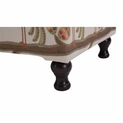 Deals 🌟 Brika Home Tufted Entryway Storage Bench In Ivory And Brown 🎁 -Bedroom Benches Store 1901589 33 L