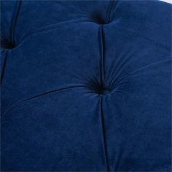 Flash Sale 👏 Brika Home Tufted Roll Arm Entryway Bench In Navy Blue 💯 -Bedroom Benches Store 1901721 8 L