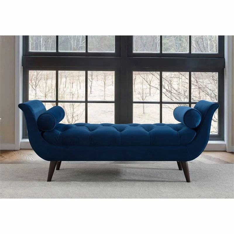 Best Pirce β¨ Brika Home Tufted Flare Arm Entryway Bench In Navy Blue π 2 Best Pirce β¨ Brika Home Tufted Flare Arm Entryway Bench In Navy Blue π - Image 2