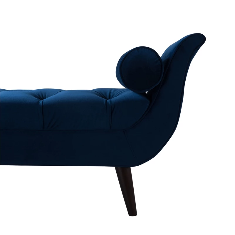Best Pirce β¨ Brika Home Tufted Flare Arm Entryway Bench In Navy Blue π 4 Best Pirce β¨ Brika Home Tufted Flare Arm Entryway Bench In Navy Blue π - Image 4