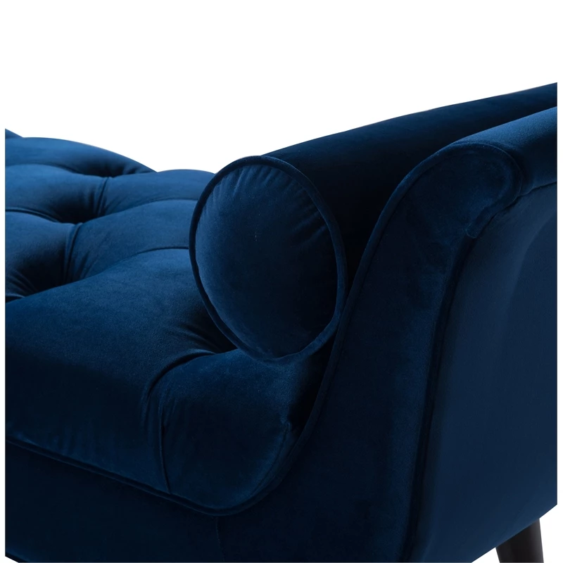 Best Pirce β¨ Brika Home Tufted Flare Arm Entryway Bench In Navy Blue π 7 Best Pirce β¨ Brika Home Tufted Flare Arm Entryway Bench In Navy Blue π - Image 7