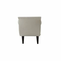 Top 10 🛒 Brika Home Tufted Flare Arm Entryway Bench In Sky Neutral 🧨 -Bedroom Benches Store 1901729 3 L