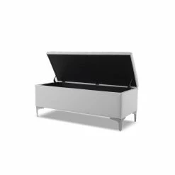 Best reviews of 💯 Brika Home Storage Bench In Bright White 😀 -Bedroom Benches Store 1921042 2 L