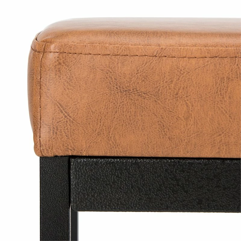 Best reviews of π Safavieh Chase Faux Leather Bench In Brown And Black π 6 Best reviews of π Safavieh Chase Faux Leather Bench In Brown And Black π - Image 6