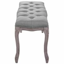 Brand new 😍 Modway Regal Traditional Tufted Bench In Light Gray 🥰 -Bedroom Benches Store 1946110 4 L