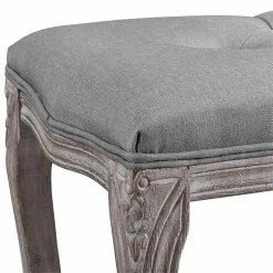 Brand new 😍 Modway Regal Traditional Tufted Bench In Light Gray 🥰 -Bedroom Benches Store 1946110 5 L