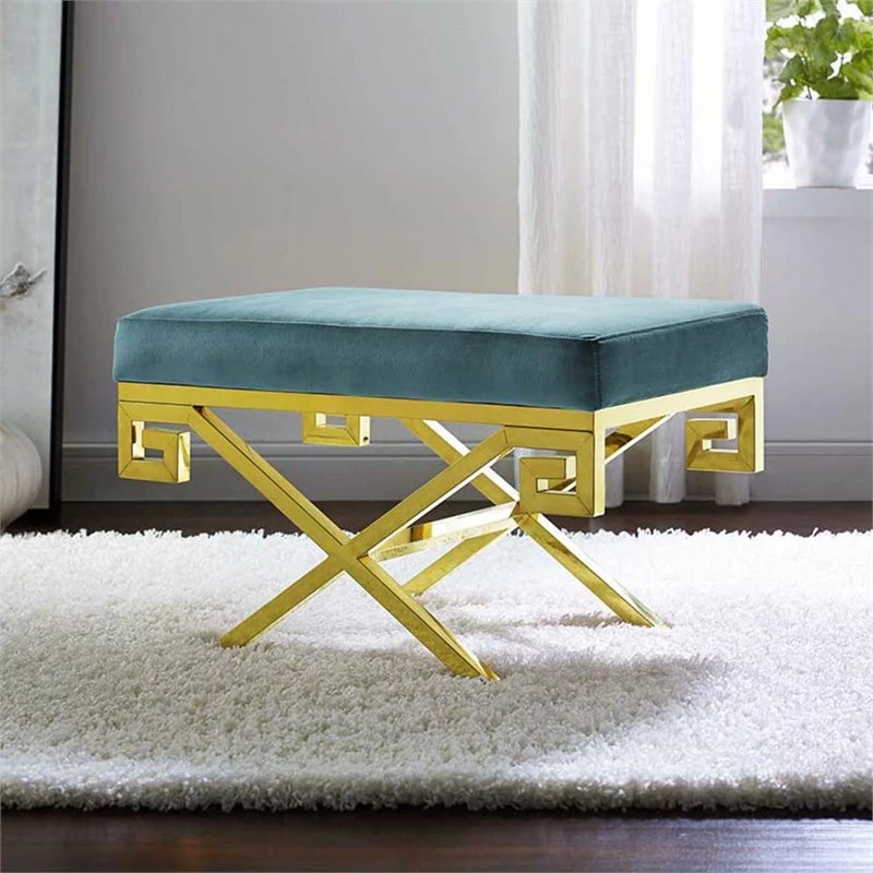 Discount β Modway Rove Velvet Bench In Gold And Sea Blue π₯ 2 Discount β Modway Rove Velvet Bench In Gold And Sea Blue π₯ - Image 2