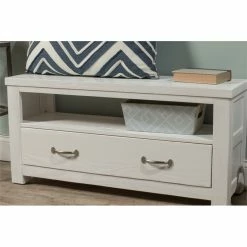 Promo 🥰 NE Kids Highlands 👗 Dressing Bench In White 😉 -Bedroom Benches Store 1949031 2 L