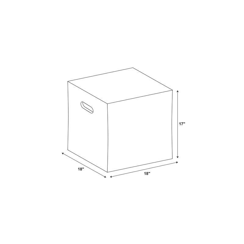 Outlet π€© Linon Warner Resin Crate Accent Table In Gray β 2 Outlet π€© Linon Warner Resin Crate Accent Table In Gray β - Image 2