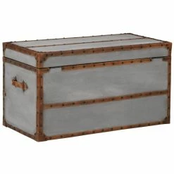 Discount βοΈ Ashley Furniture Amsel Storage Trunk Coffee Table In Gray π