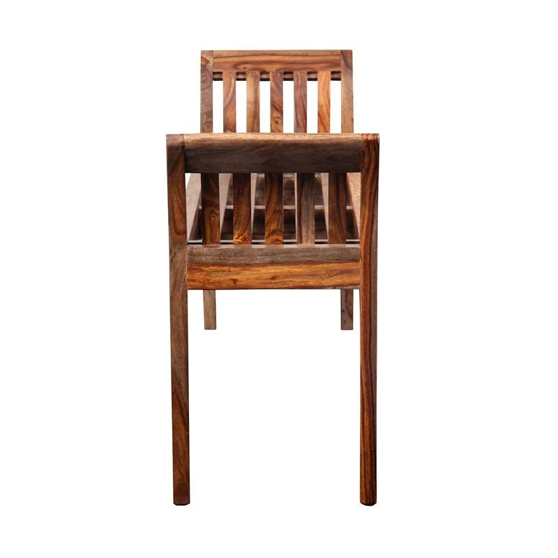 Buy π Hawthorne Collections Solid Sheesham Wood Bench - Harvest π 3 Buy π Hawthorne Collections Solid Sheesham Wood Bench - Harvest π - Image 3