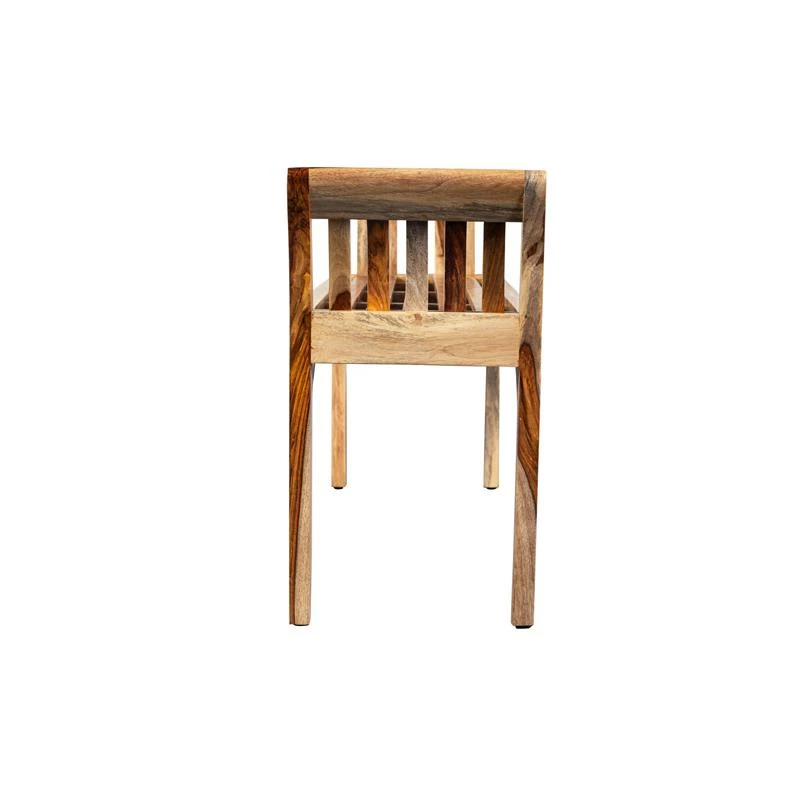 Buy π Hawthorne Collections Solid Sheesham Wood Bench - Harvest π 5 Buy π Hawthorne Collections Solid Sheesham Wood Bench - Harvest π - Image 5