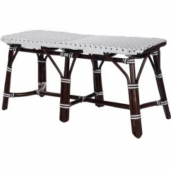 Buy ✔️ Butler Specialty Company Butler Marcella Dark Brown Rattan Bench 🧨