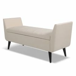 Best deal π Jennifer Taylor Home Duff Mid-Century Modern Entryway Storage Bench Sky Neutral β 25 Best deal π Jennifer Taylor Home Duff Mid-Century Modern Entryway Storage Bench Sky Neutral β -Bedroom Benches Store 1971405 13 L