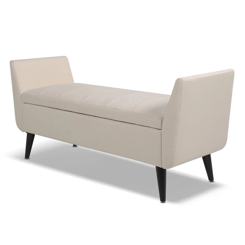 Best deal π Jennifer Taylor Home Duff Mid-Century Modern Entryway Storage Bench Sky Neutral β 13 Best deal π Jennifer Taylor Home Duff Mid-Century Modern Entryway Storage Bench Sky Neutral β - Image 13
