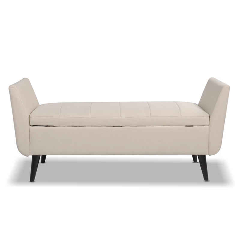 Best deal π Jennifer Taylor Home Duff Mid-Century Modern Entryway Storage Bench Sky Neutral β 5 Best deal π Jennifer Taylor Home Duff Mid-Century Modern Entryway Storage Bench Sky Neutral β - Image 5