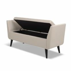 Best deal π Jennifer Taylor Home Duff Mid-Century Modern Entryway Storage Bench Sky Neutral β 18 Best deal π Jennifer Taylor Home Duff Mid-Century Modern Entryway Storage Bench Sky Neutral β -Bedroom Benches Store 1971405 6 L